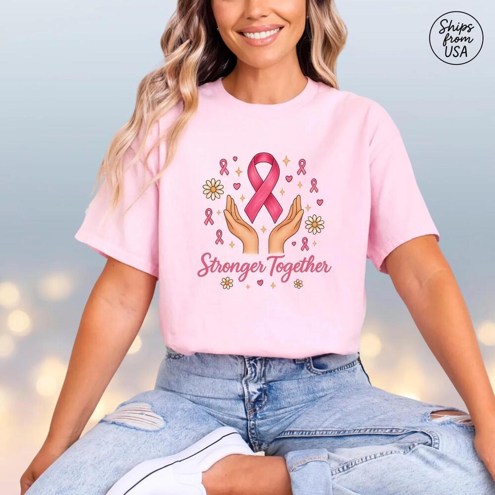 Stronger Together Ribbon Shirt Awareness Tee